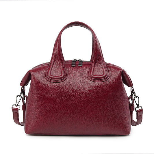 Cross-Border Handbag European and American Fashion Large Capacity Bag for Women New High-End Boston Bag Commuter Crossbody Bag for Women