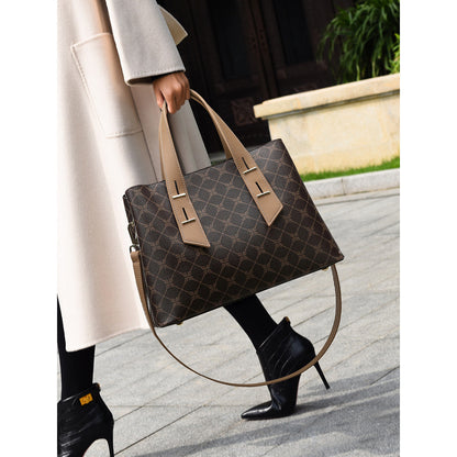 2025 New Women's Tote Bag Simple Large Capacity Ladies Crossbody Bag High-end Soft Leather Handbag