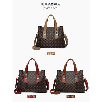 2025 New Women's Tote Bag Simple Large Capacity Ladies Crossbody Bag High-end Soft Leather Handbag