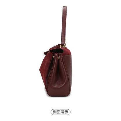 Tote Bag Women's Bag High-end Matte Leather Bag 2025 New Rodeo Bag Fashionable Large Capacity Commuter Shoulder Bag