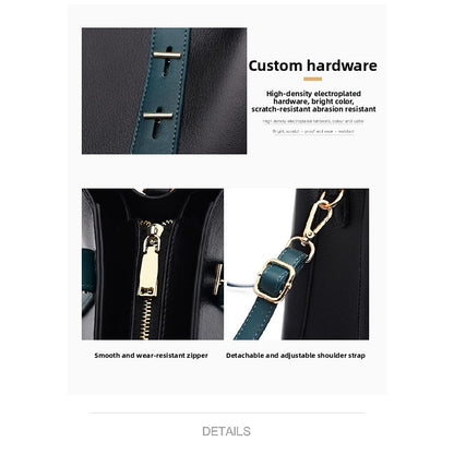 2025 New Women's Tote Bag Simple Large Capacity Ladies Crossbody Bag High-end Soft Leather Handbag