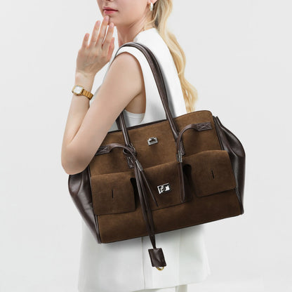 2026 New Matte Tote Bag Simple Versatile Women's Handbag Large Capacity Tote Bag