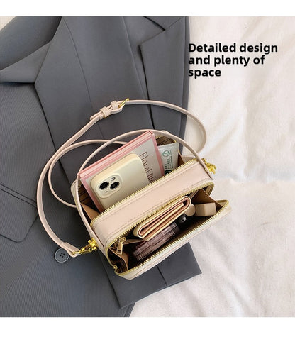 Crossbody Bag High-end Design Bag Chinese Style Embroidery Handbag Fashion Versatile Single Shoulder Small Square Bag Cross-border