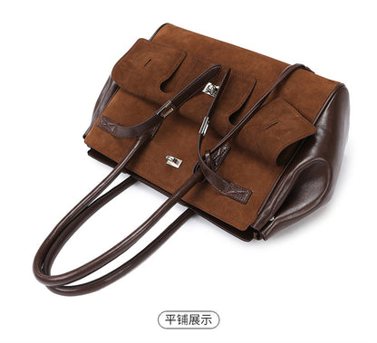 2026 New Matte Tote Bag Simple Versatile Women's Handbag Large Capacity Tote Bag