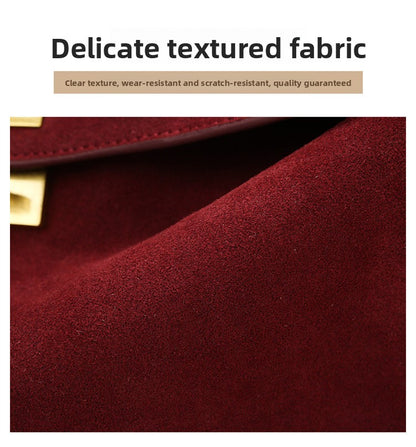 Tote Bag Women's Bag High-end Matte Leather Bag 2025 New Rodeo Bag Fashionable Large Capacity Commuter Shoulder Bag