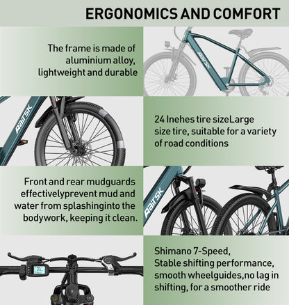 Aairsk offers free shipping within the US for electric bicycles.