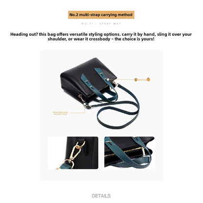 2025 New Women's Tote Bag Simple Large Capacity Ladies Crossbody Bag High-end Soft Leather Handbag