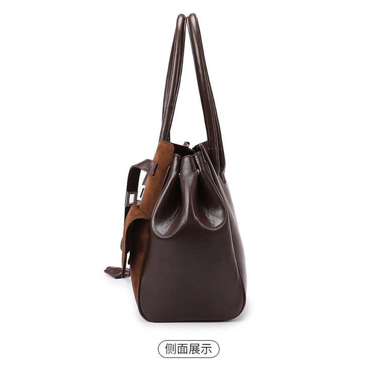 2026 New Matte Tote Bag Simple Versatile Women's Handbag Large Capacity Tote Bag