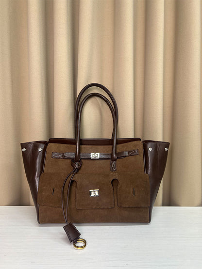 2026 New Matte Tote Bag Simple Versatile Women's Handbag Large Capacity Tote Bag