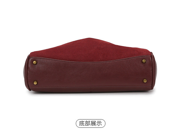 Tote Bag Women's Bag High-end Matte Leather Bag 2025 New Rodeo Bag Fashionable Large Capacity Commuter Shoulder Bag