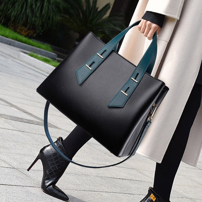 2025 New Women's Tote Bag Simple Large Capacity Ladies Crossbody Bag High-end Soft Leather Handbag